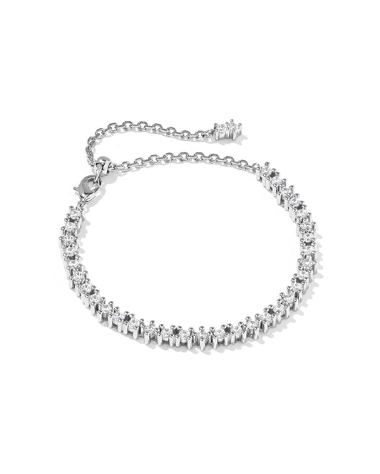 FATE TENNIS BRC RHOD WHITE CZ