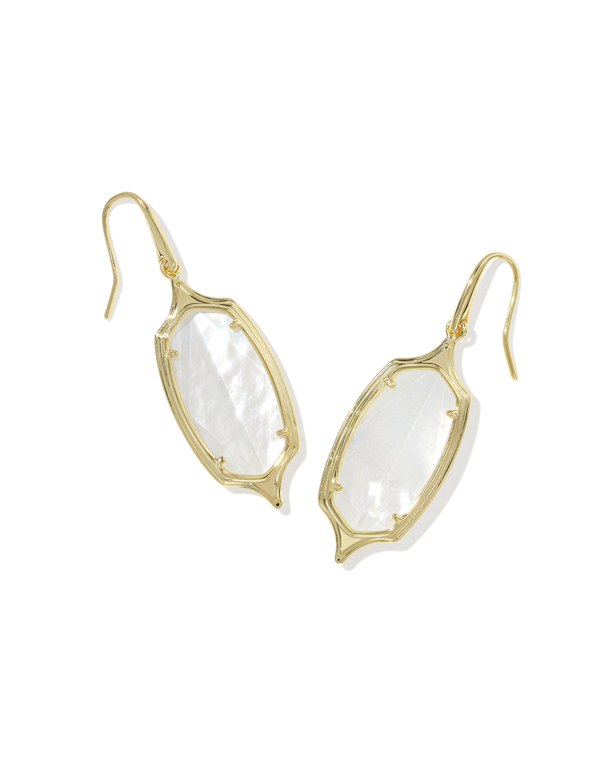 DANI STEP FRM DROP EAR GOLD IVORY MOP