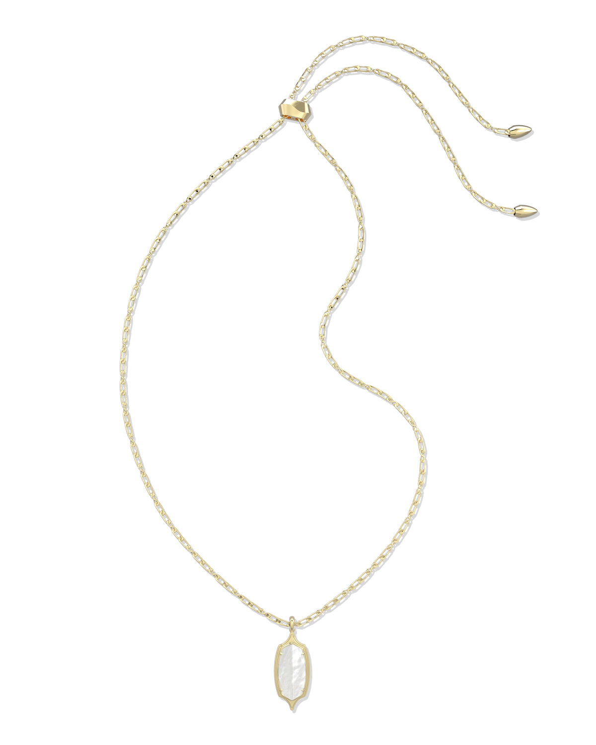 DANI STEP FRM LONG NCK GOLD IVORY MOP