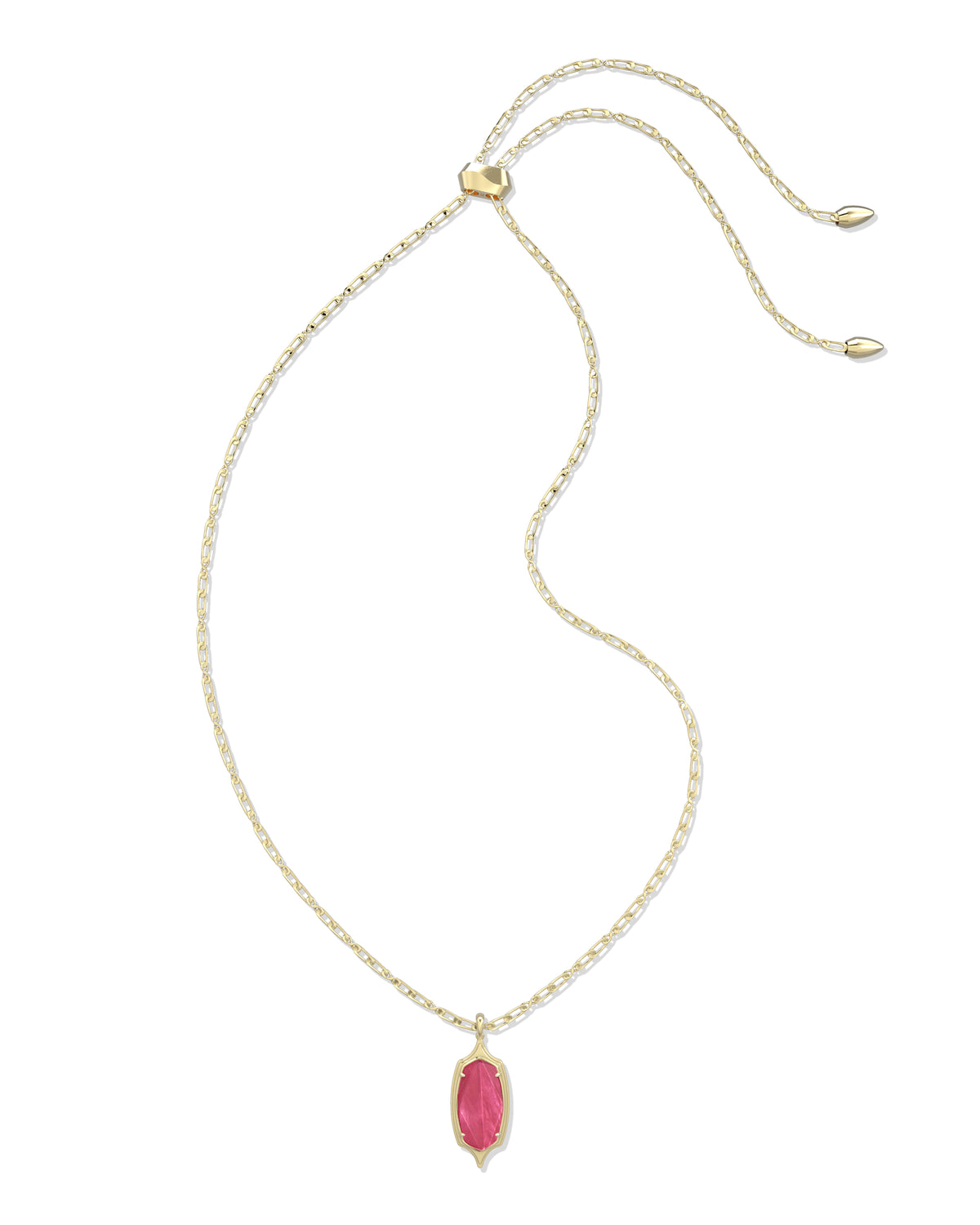 DANI STEP FRM LONG NCK GOLD DARK PINK ILLUSION