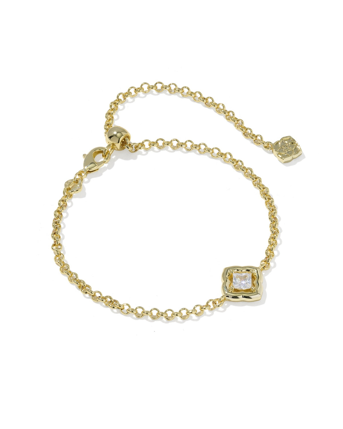 MALLORY CRYSTAL DELICATE CHAIN BRACELET