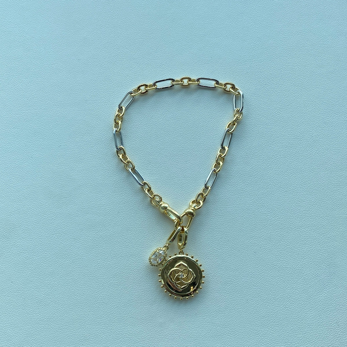 NATALIE CHAIN CHARM BRACELET