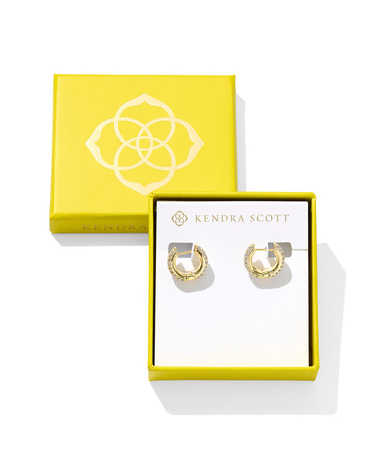 BOX MIKKI PV HUG EAR LID GOLD WHITE CRYSTAL