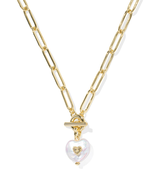 SASHA HEART SHORT PENDANT NECKLACE