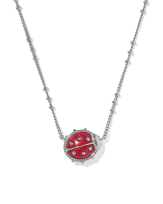 LADYBUG SHORT PENDANT NECKLACE