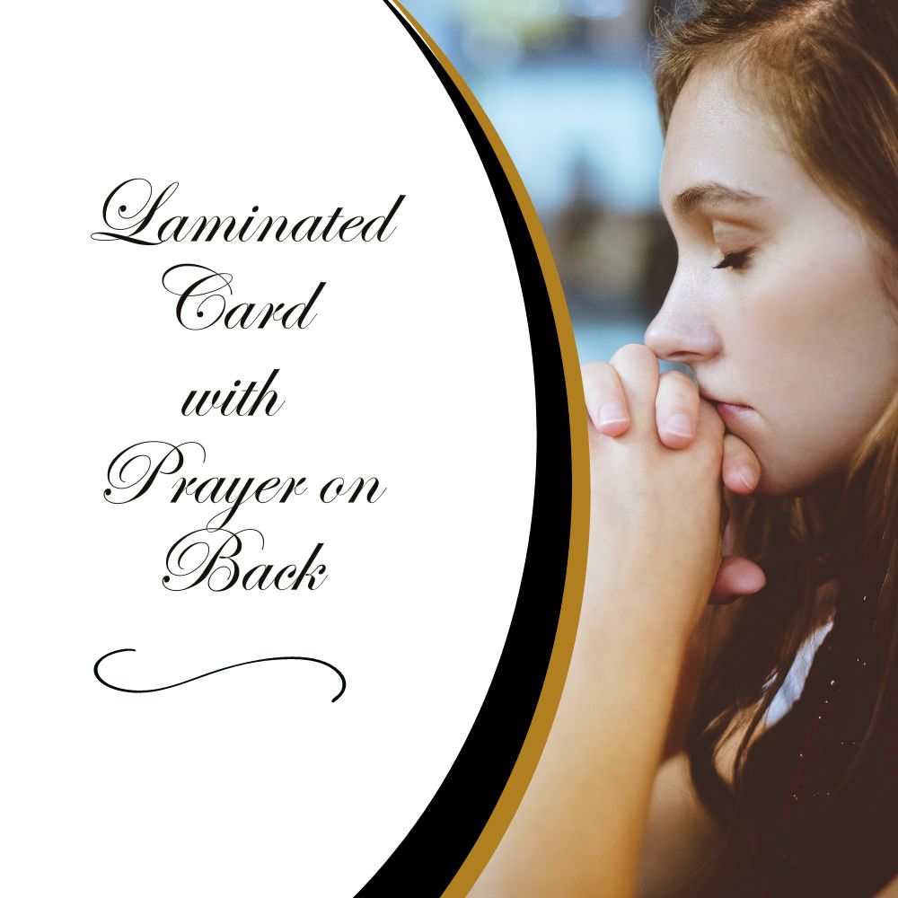 Saint Michael Laminated Catholic Prayer Holy Card Pack of 25