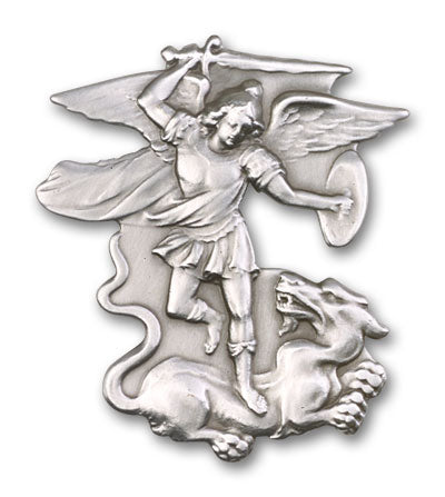 St. Michael Auto Sun Visor Clip for Car Truck Driver