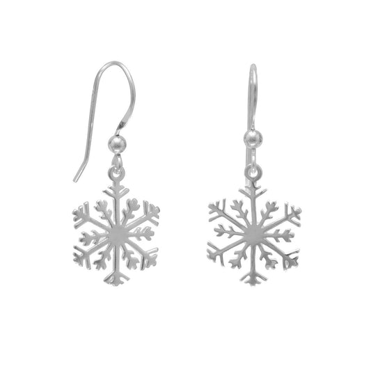 Extel Small Snowflake Earrings