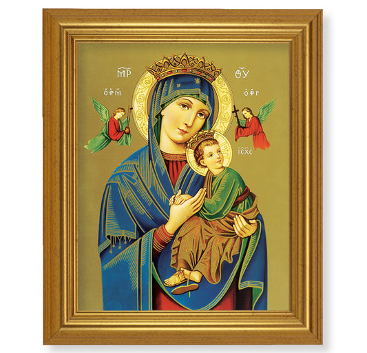 Our Lady of Perpetual Help Picture Framed Wall Art Decor
