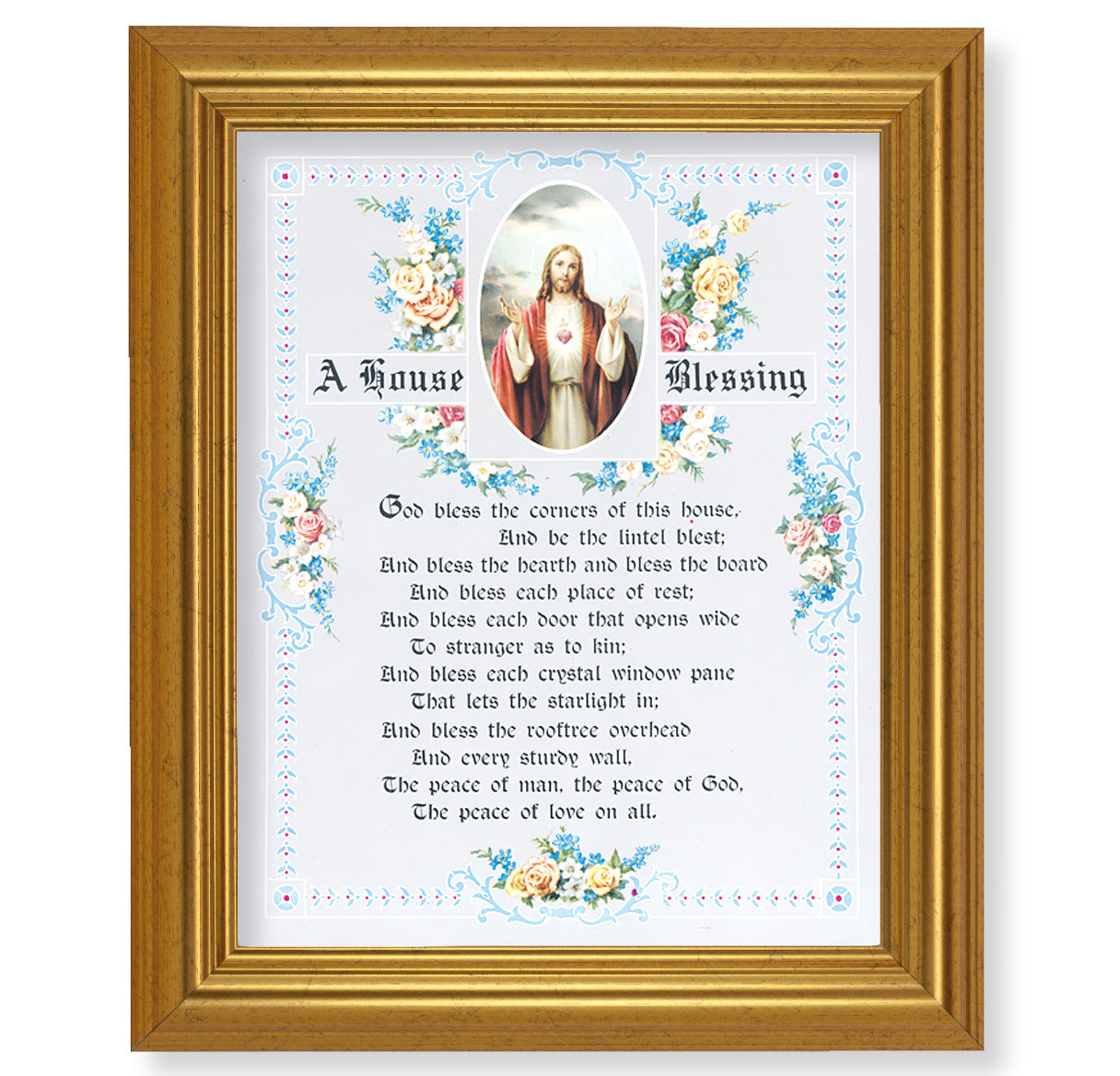 House Blessing - Sacred Heart of Jesus Framed Wall Art