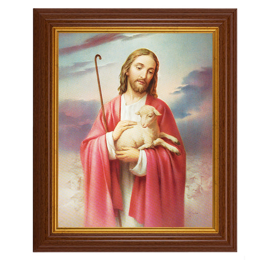 Good Shepherd Picture Framed Wall Art Decor Large Frame