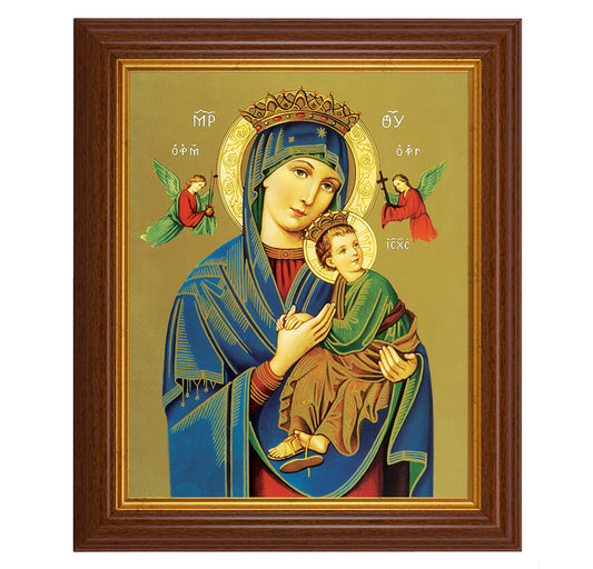 Our Lady of Perpetual Help Picture Framed Wall Art Decor
