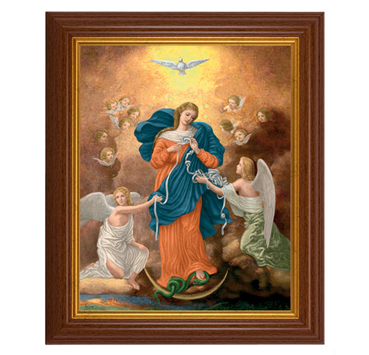 Our Lady Untier of Knots Picture Framed Wall Art Decor