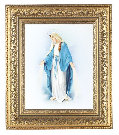 Our Lady of Grace Picture Framed Wall Art Decor Large