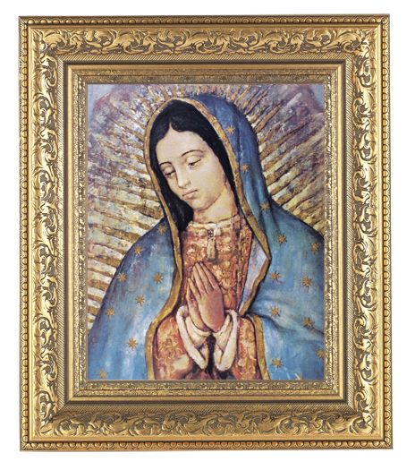 Our Lady of Guadalupe Picture Framed Wall Art Decor Large