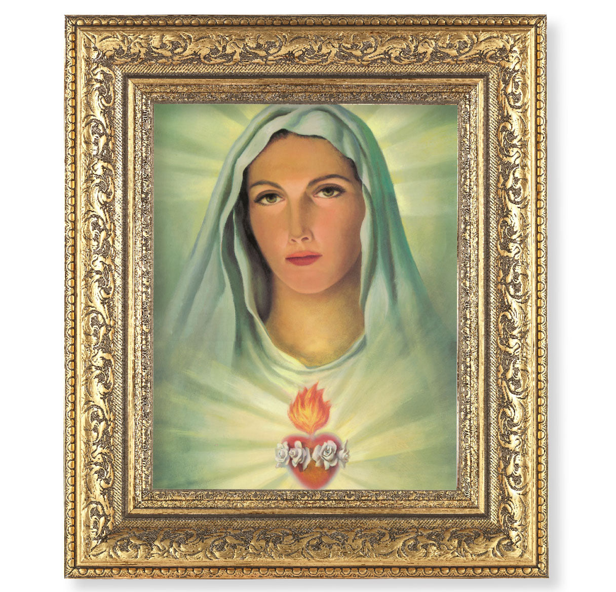 Immaculate Heart of Mary Picture Framed Wall Art Decor