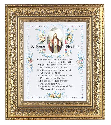 House Blessing - Sacred Heart of Jesus Framed Wall Art