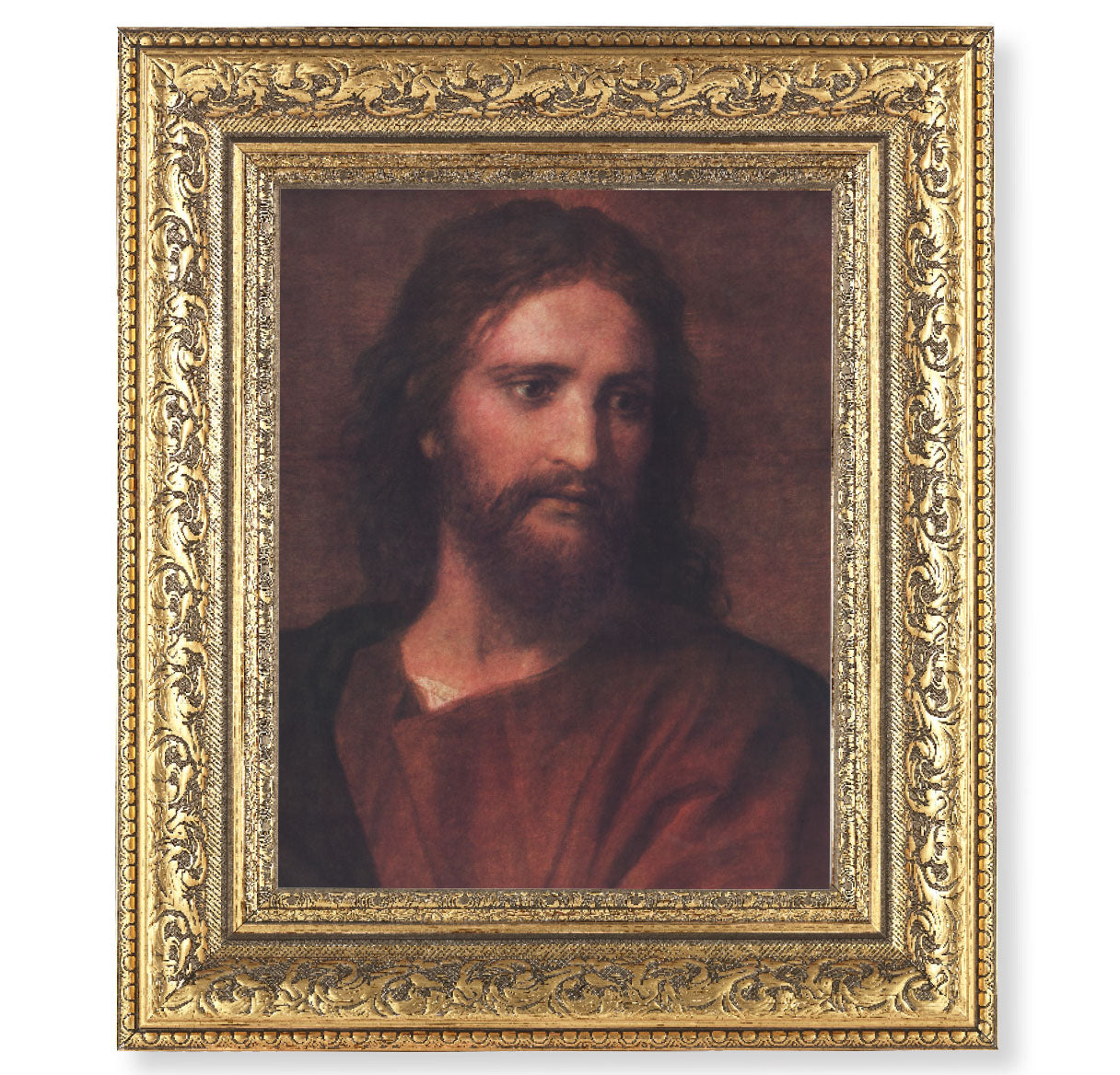 Head of Christ Picture Framed Wall Art Decor Large Frame