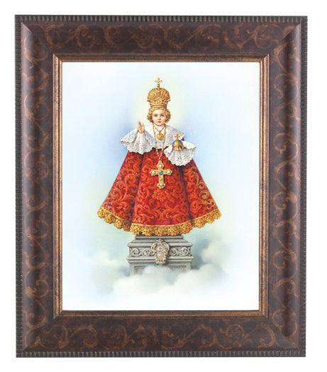 Infant of Prague Picture Framed Wall Art Decor Large