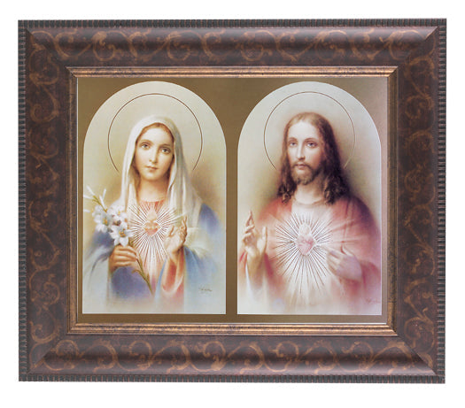 The Sacred Hearts Picture Framed Wall Art Decor Large