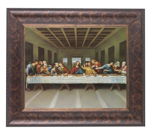 The Last Supper Picture Framed Wall Art Decor Large Frame
