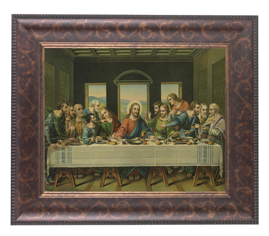 The Last Supper Picture Framed Wall Art Decor Large Frame
