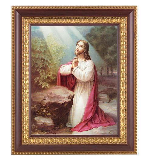 Christ on the Mount of Olives Picture Framed Wall Art Decor