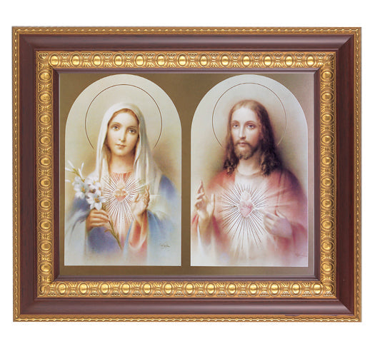 The Sacred Hearts Picture Framed Wall Art Decor Large