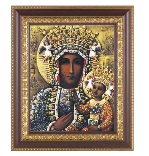 Our Lady of Czestochowa Picture Framed Wall Art Decor Large