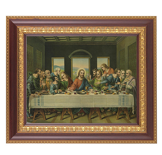 The Last Supper Picture Framed Wall Art Decor, Large Frame