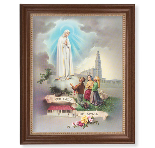 Our Lady of Fatima Picture Framed Wall Art Decor Extra Large