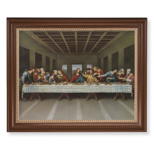 Last Supper Picture Framed Wall Art Decor Extra Large