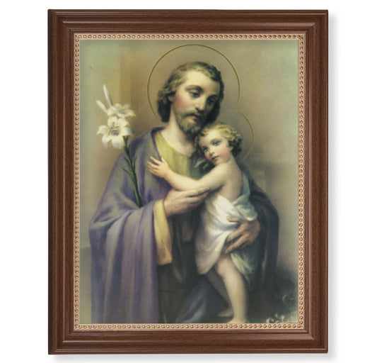 St. Joseph Picture Framed Wall Art Decor Extra Large Frame