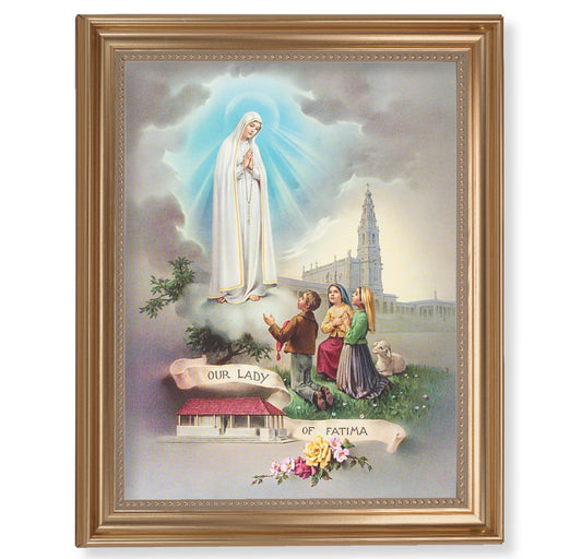 Our Lady of Fatima Picture Framed Wall Art Decor Extra Large