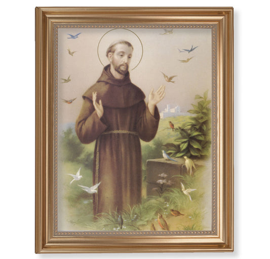 St. Francis of Jesus Picture Framed Wall Art Decor Extra Large