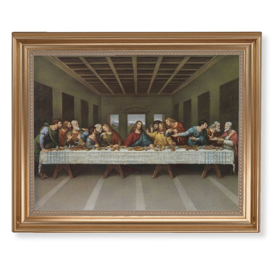 Last Supper Picture Framed Wall Art Decor Extra Large