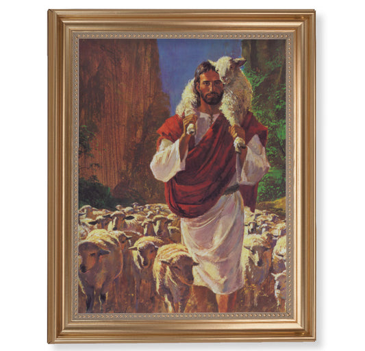 The Good Shepherd Picture Framed Wall Art Decor Extra Large