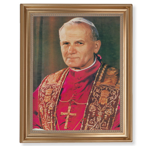 St. John Paul II Picture Framed Wall Art Decor Extra Large