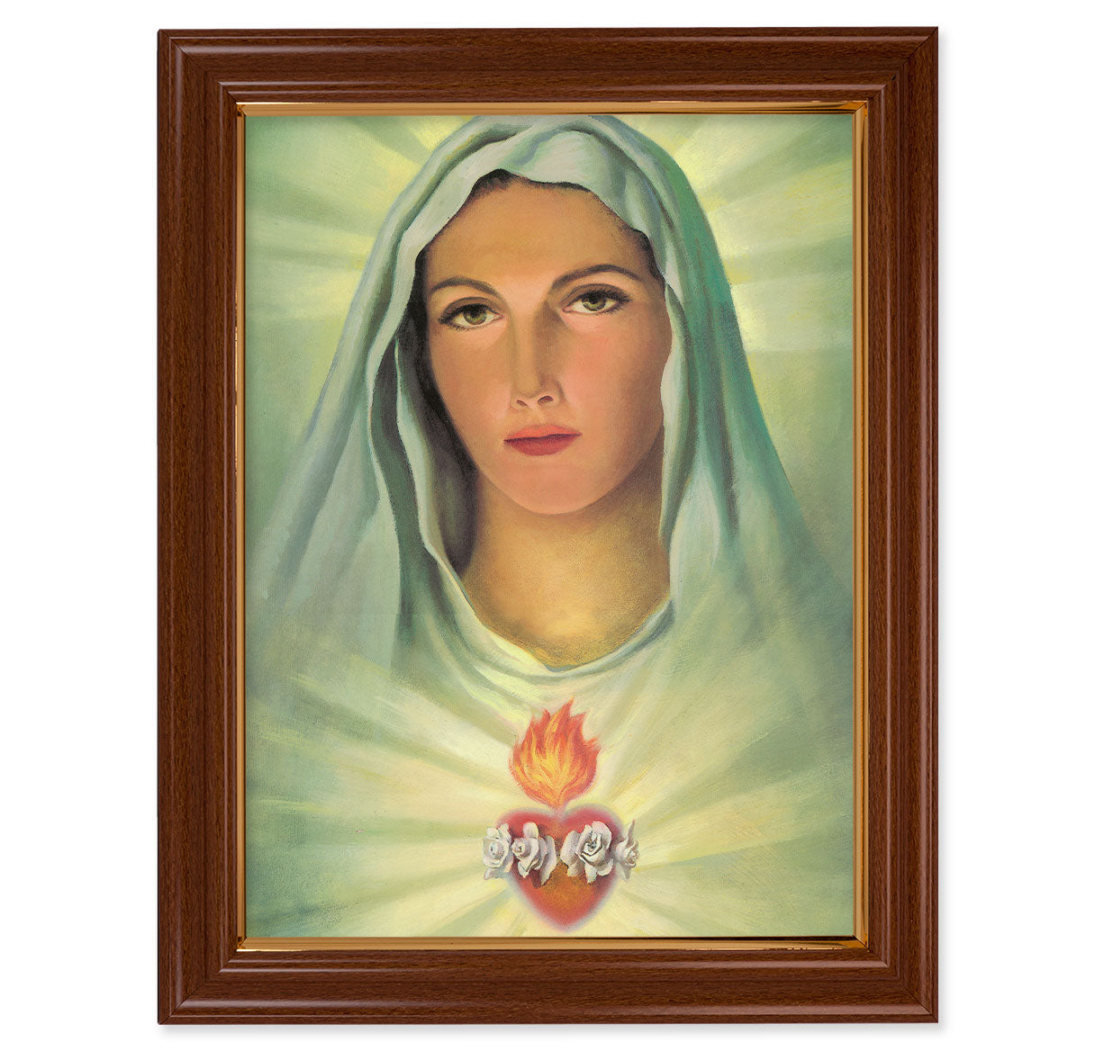 Immaculate Heart of Mary Picture Framed Wall Art Decor