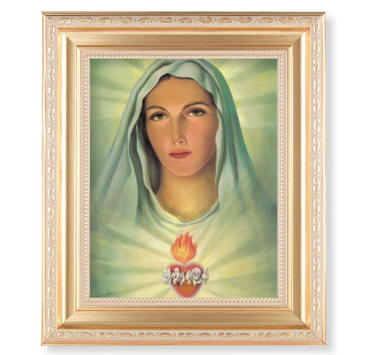 Immaculate Heart of Mary Picture Framed Wall Art Decor