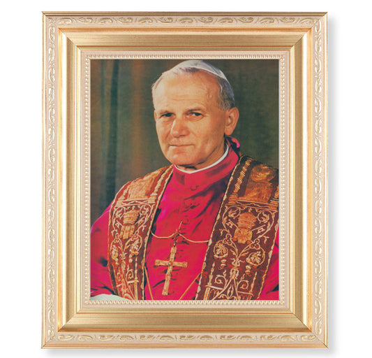 Pope John Paul II Picture Framed Wall Art Decor Large