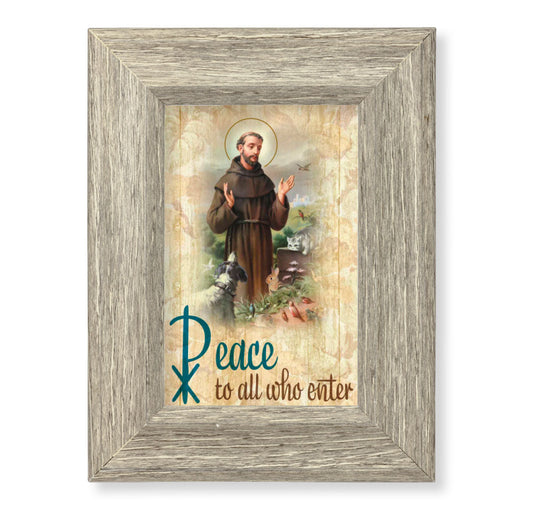 St. Francis Peace Blessing Picture Framed Wall Art Decor