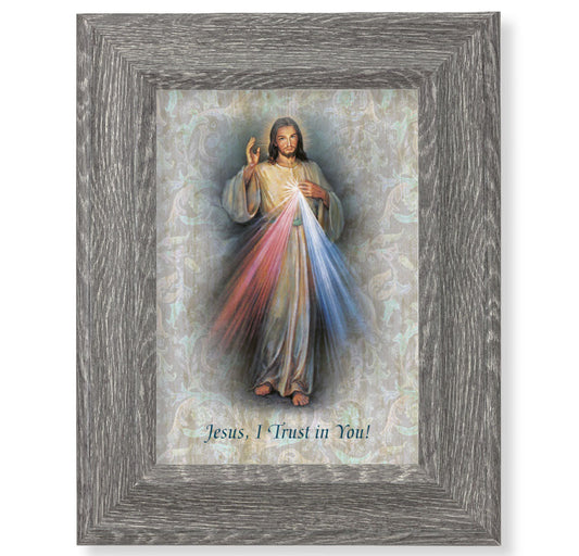 Divine Mercy Home Blessing Picture Framed Wall Art Decor