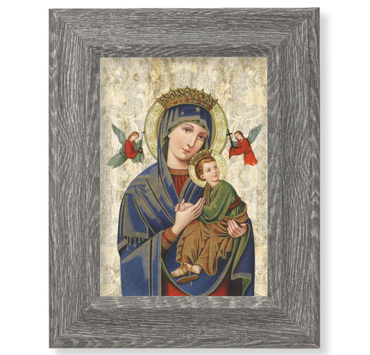 Our Lady of Perpetual Help Picture Framed Wall Art Decor