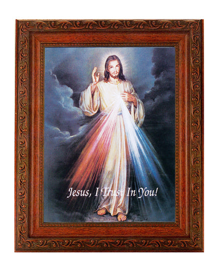Divine Mercy Picture Framed Wall Art Decor Large Frame