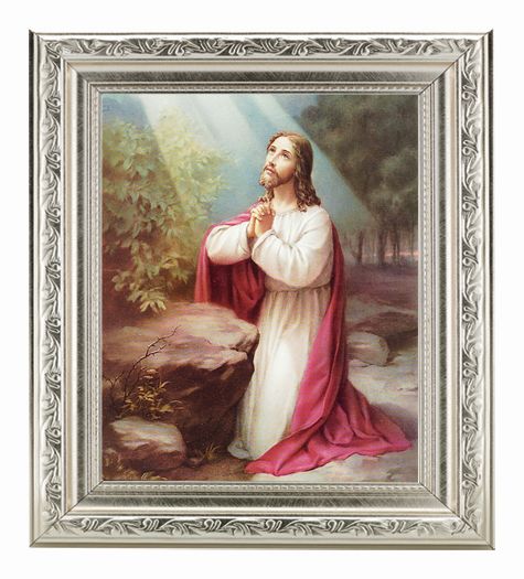 Christ on the Mount of Olives Picture Framed Wall Art Decor