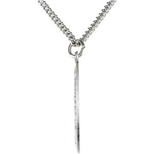 Extel Medium Sterling Silver St. Christopher Medal Pendant Necklace