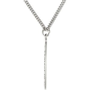 Extel Medium Sterling Silver Catholic St. Christopher Pendant Necklace