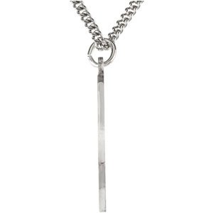 Extel Medium Sterling Silver Religious St. Christopher Necklace