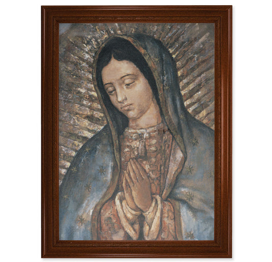 Our Lady of Guadalupe Picture Framed Canvas Wall Art Decor